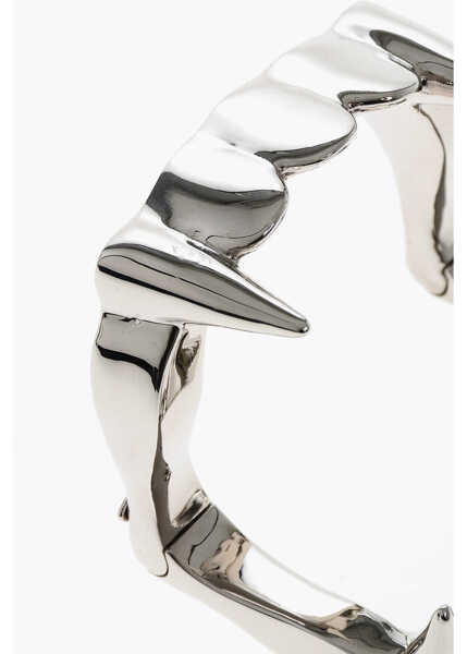 Bratari Raf Simons Polished Metal Vampire Teeth Bracelet Silver Barbati (BM 19606148) 4