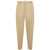 DSQUARED2 Cotton Gabardine Single Pleat Pants With Hidden Closure Beige