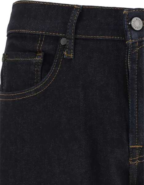 Blugi 7 For All Mankind Straight Super Rinse DARK BLUE Barbati (BM 19606274) 3