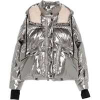 Geci de iarna Calaque Metallic Hooded Down Ski Jacket Femei