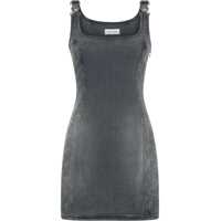 Rochii Moon Laser Denim Sleeveless Mini Dress Femei