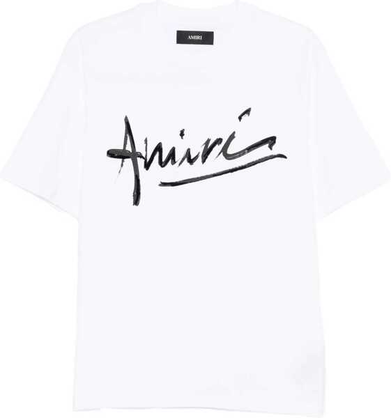 Tricouri AMIRI Script T-shirt WHITE Barbati (BM 19606298) 1