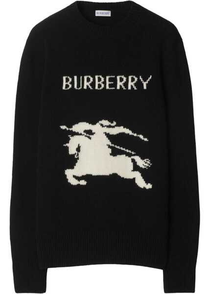 Pulovere casual Burberry EKD knit Crewneck BLACK Femei (BM 19606301) 1