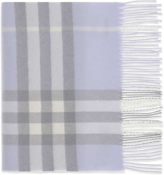Esarfe Burberry Embroidered cashmere Scarf MIST BLUE Femei (BM 19610393) 1
