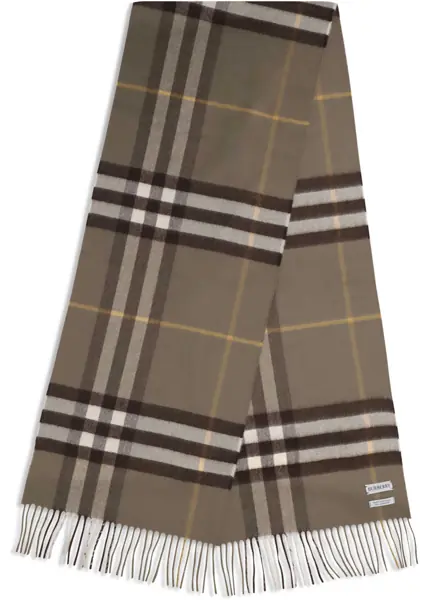 Esarfe Burberry Embroidered cashmere Scarf VOLE BROWN Femei (BM 19610408) 2