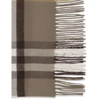 Esarfe Dama - Esarfe Burberry Embroidered cashmere Scarf VOLE BROWN Femei (BM 19610408) - B-mall.ro