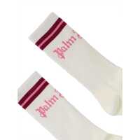 Sosete pentru Baieti - Sosete Palm Angels Socks WHITE Baieti (BM 19610486) - B-mall.ro