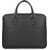 Hugo Boss Leather Briefcase Bag BLACK