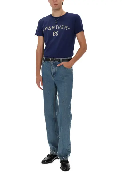 Blugi drepti Valentino Garavani Jeans With Metal Details DENIM Barbati (BM 19610609) 2