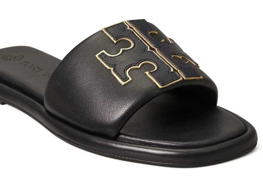 Balerini Tory Burch Sandal Slider Bouble T BLACK Femei (BM 19610612) 3