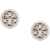 Tory Burch "Icon" Earrings SILVER