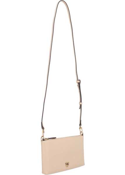 Genti tip postas Pinko Bag With Logo BEIGE Femei (BM 19610705) 3