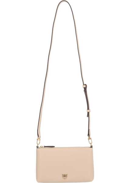 Genti tip postas Pinko Bag With Logo BEIGE Femei (BM 19610705) 1
