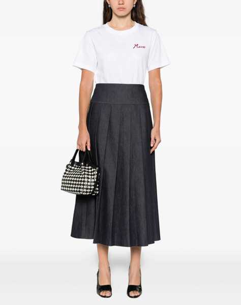 Tricouri Marni Cotton T-shirt LILY WHITE Femei (BM 19610954) 2