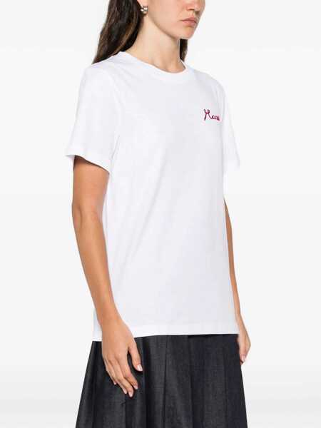Tricouri Marni Cotton T-shirt LILY WHITE Femei (BM 19610954) 3