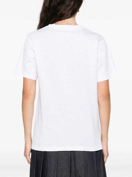 Tricouri Marni Cotton T-shirt LILY WHITE Femei (BM 19610954) 4
