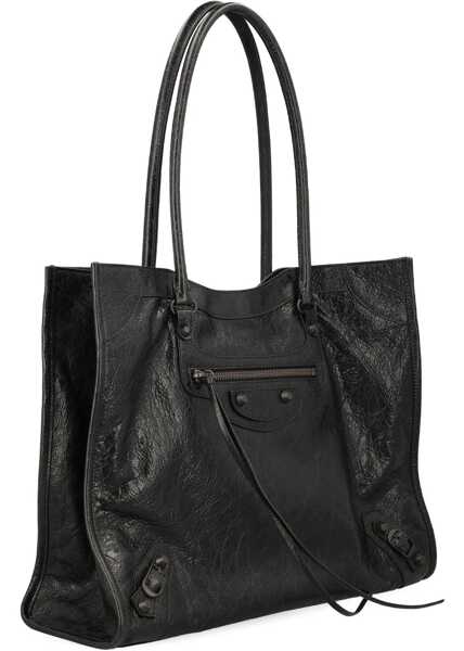 Genti de mana Balenciaga Le City Tote Bag Medium BLACK Femei (BM 19610978) 3