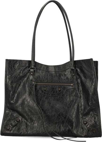 Genti de mana Balenciaga Le City Tote Bag Medium BLACK Femei (BM 19610978) 1