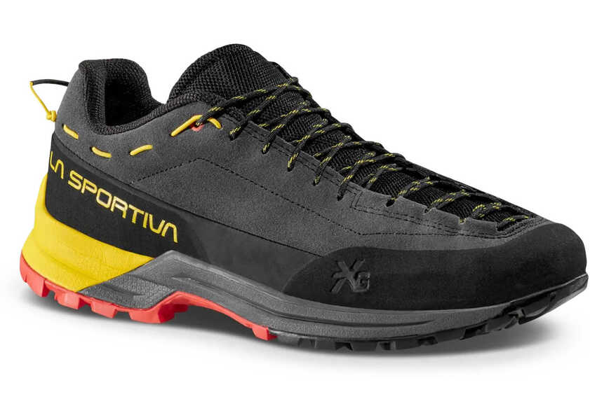 Incaltaminte trekking La Sportiva TX Guide Leather Carbon/Yellow Black Barbati (BM 19611002) 1