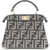 Fendi FF Peekaboo ISeeU Handbag NERO+BLU NOTTE+OS