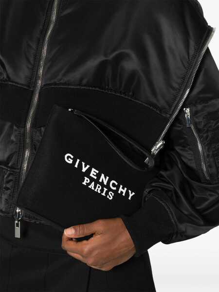 Genti de mana Givenchy Canvas Pouch Bag BLACK Femei (BM 19611053) 2