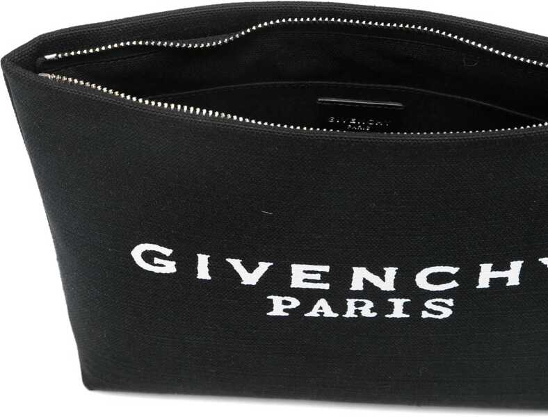 Genti de mana Givenchy Canvas Pouch Bag BLACK Femei (BM 19611053) 5