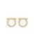 Ferragamo "Gancini Crystals" earrings Gold