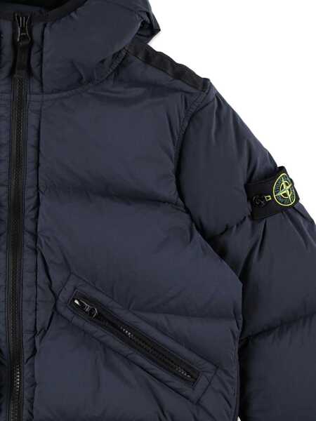 Geci de iarna Stone Island DOWN JACKET Blue Baieti (BM 19615548) 3