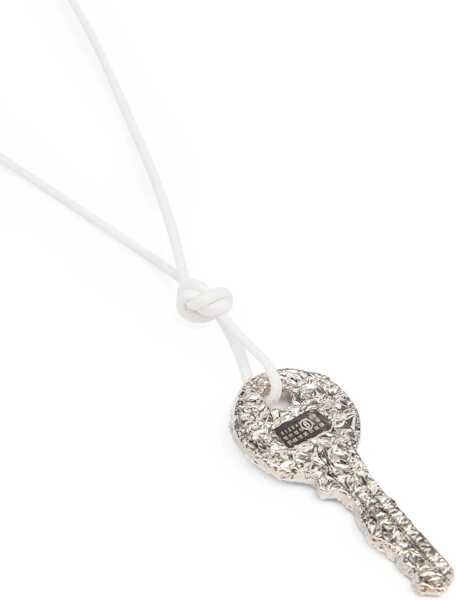 Coliere MM6 Maison Margiela Key pendant Necklace BRUSHED PALLADIO Barbati (BM 19615583) 4