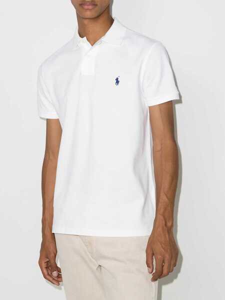 Tricouri Polo Ralph Lauren Cotton Polo WHITE Barbati (BM 19615685) 2