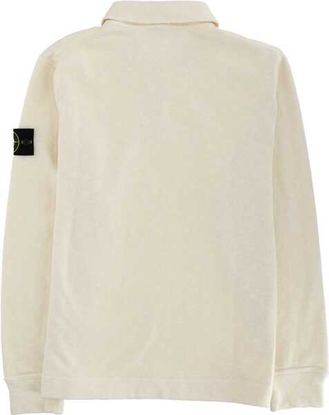 Tricouri Polo Stone Island Cotton Vanis Polo Shirt IVORY Barbati (BM 19615691) 2