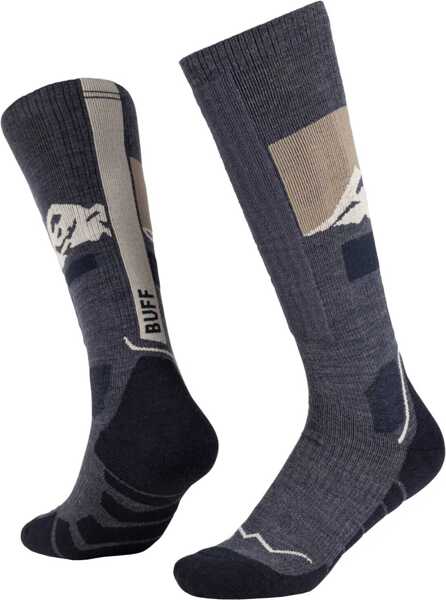 Sosete Buff Merino Heavyweight Over The Calf Socks Navy Barbati (BM 19615874) 1