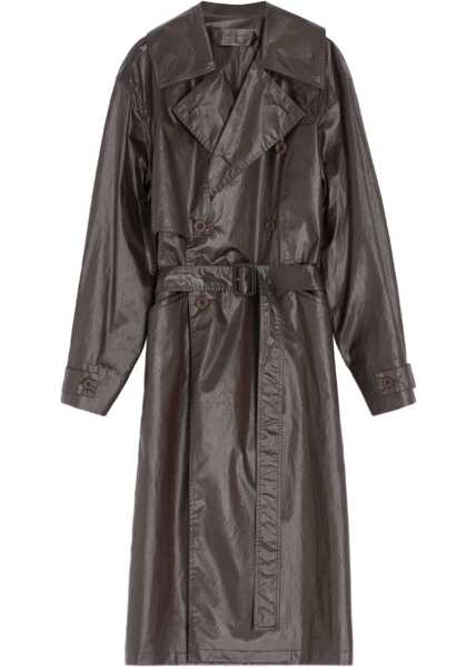 Trenciuri LEMAIRE Double-Breasted Trench Jacket BORDEAUX Femei (BM 19616189) 1
