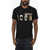 DSQUARED2 Icon Cotton Crew-Neck T-Shirt With Golden Effect Logo Black