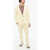 DSQUARED2 Stretch Cotton Peak Lapel 2-Button Suit Beige