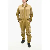 Pantaloni Color Block Overalls With Back Logo Barbati