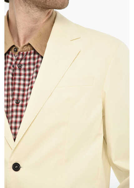 Costume DSQUARED2 Stretch Cotton Notch Lapel 2-Button Suit White Barbati (BM 19616336) 3