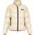 DSQUARED2 Rip Stop Check Nylon Down Jacket With Monogram White