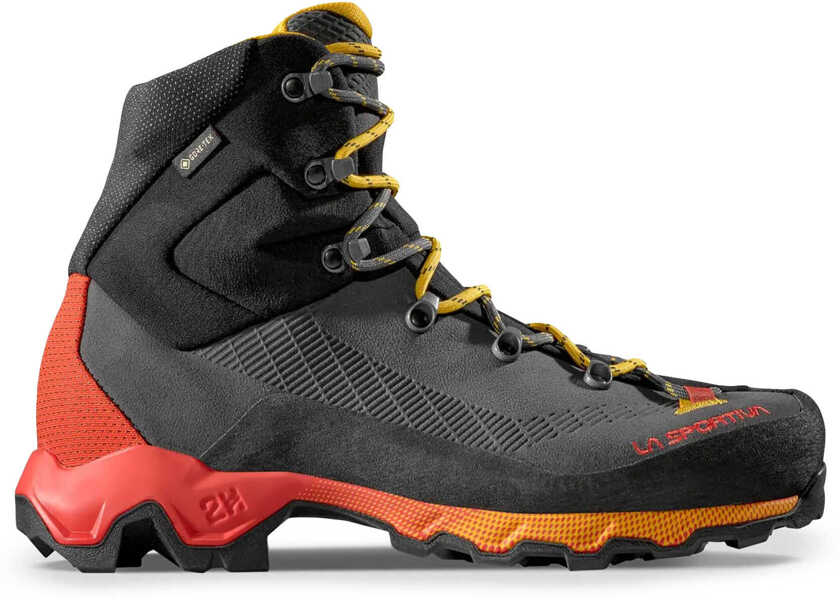 Incaltaminte trekking La Sportiva Aequilibrium Trek GTX ZFHS139G00Y00 CarbonYellow Charcoal Gray Barbati (BM 19616489) 2