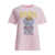 Ganni "Bear" cotton t-shirt Pink