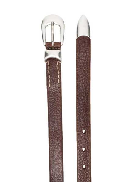 Curele OUR LEGACY Leather belt Brown Barbati (BM 19616613) 2