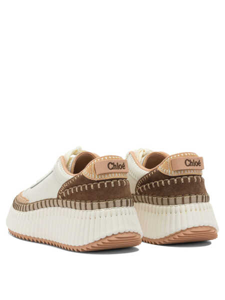 Sneakers Chloe Nama sneakers Beige Femei (BM 19616679) 4