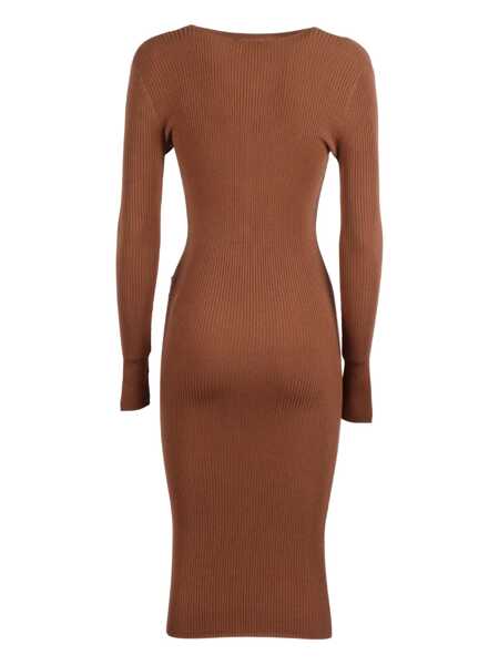 Rochii Elisabetta Franchi WOMANS KNITTED DRESS Beige Femei (BM 19621575) 2