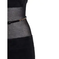 Rochii Elisabetta Franchi Dama - Rochii Elisabetta Franchi WOMANS KNITTED DRESS WITH BELT Black   Femei (BM 19621578) - B-mall.ro
