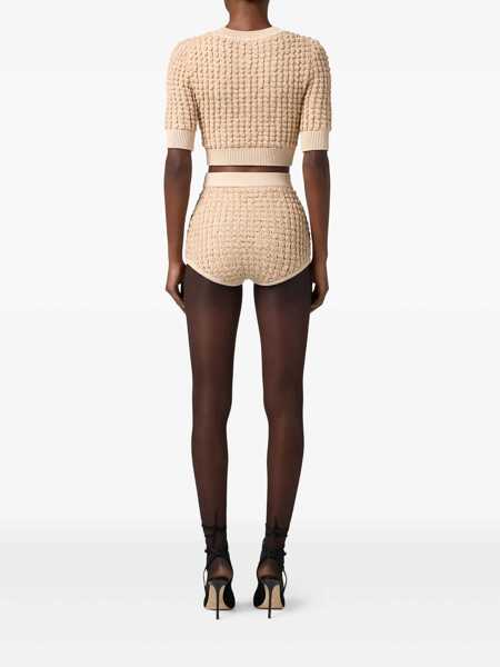 Pulovere Elisabetta Franchi WOMENS KNITTED SWEATER Beige Femei (BM 19621614) 3