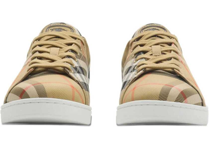 Sneakers Burberry Check canvas Set Sneakers SAND IP CHECK Femei (BM 19621634) 2
