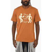 Tricouri Cotton Crew-Neck T-Shirt With Print Barbati