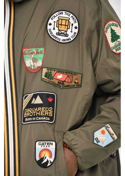 Geci Parka DSQUARED2 Reversible Jacket With Hood Multicolor Barbati (BM 19621694) 3