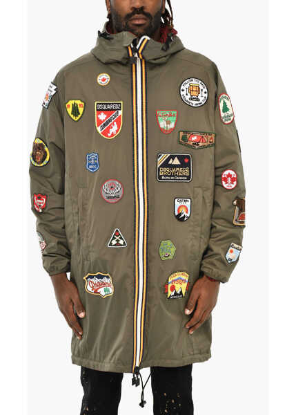 Geci Parka DSQUARED2 Reversible Jacket With Hood Multicolor Barbati (BM 19621694) 1