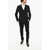 DSQUARED2 Virgin Wool Double Breast Suit With Peak Lapel Black
